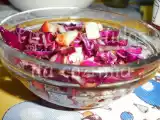 Receita Salada de couve roxa com maçã