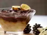 Receita Pudim de banana com chocolate (vegana)