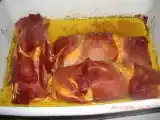 Receita Filé de salmão assado com presunto cru