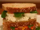 Receita Sanduíche vegetariano com molho de laranja