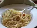 Receita Spaghetti ao aglio i olio - espaguete ao alho e óleo