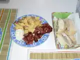 Receita Bacon e ovos mexidos