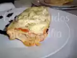 Receita Bruschetta de tomate, fiambre e bacon grelhados