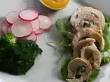 Receita Roulade de frango com agrião e queijo de cabra