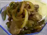 Receita Fígado de frango acebolado