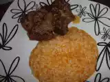 Receita Costeletas com arroz de tomate