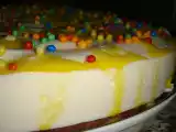 Receita Semifrio de leite condensado com bolo escuro