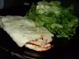 Receita Bifes de perú grelhados com queijo derretido e oregãos