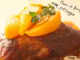 Receita Frango com pêssego