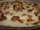 Receita Bacalhau com natas de cogumelos