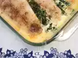 Receita Peixe assado com espinafre