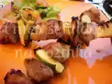 Receita Espetadas de vaca com bacon e ananás
