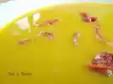 Receita Sopa de ervilhas com presunto estaladiço