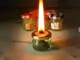 Receita LAMPARINAS A ÓLEO (DE COZINHA!!)