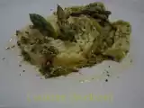 Receita Receitas - trine ao pesto com aspargos