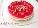 Receita Gelatina arco-íris