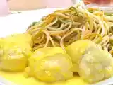 Receita Lombos de tamboril com molho de açafrão