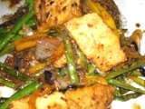 Receita Stir-fry de tofu com alho (vegana)