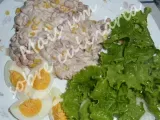 Receita Salada de atum com feijão frade e milho doce
