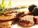 Receita Panquecas de amora e banana