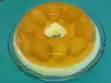Receita Delicia de pessego - passatempo sobremesas frescas
