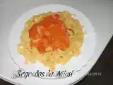 Receita Tagliatelle com delícias do mar e um miminho...