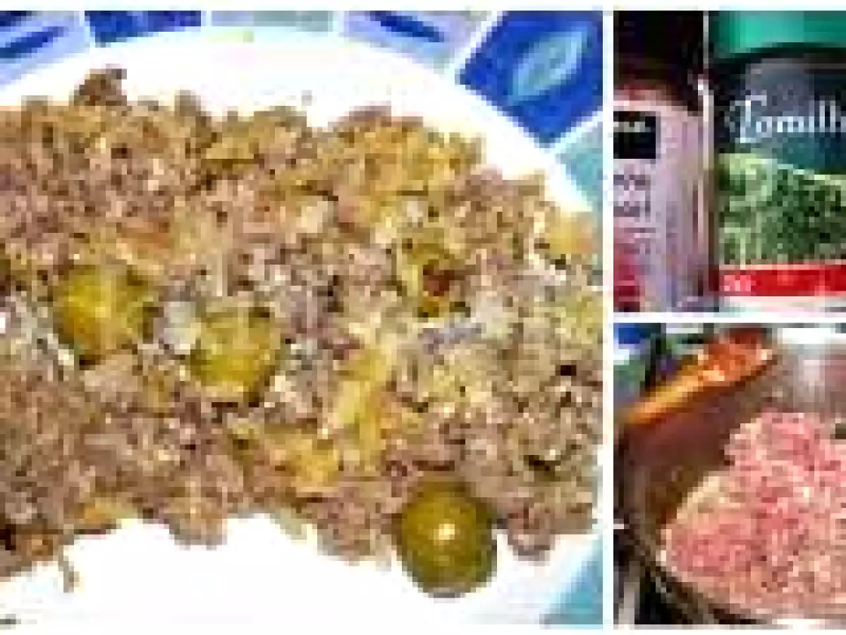 Carne picada à Brás