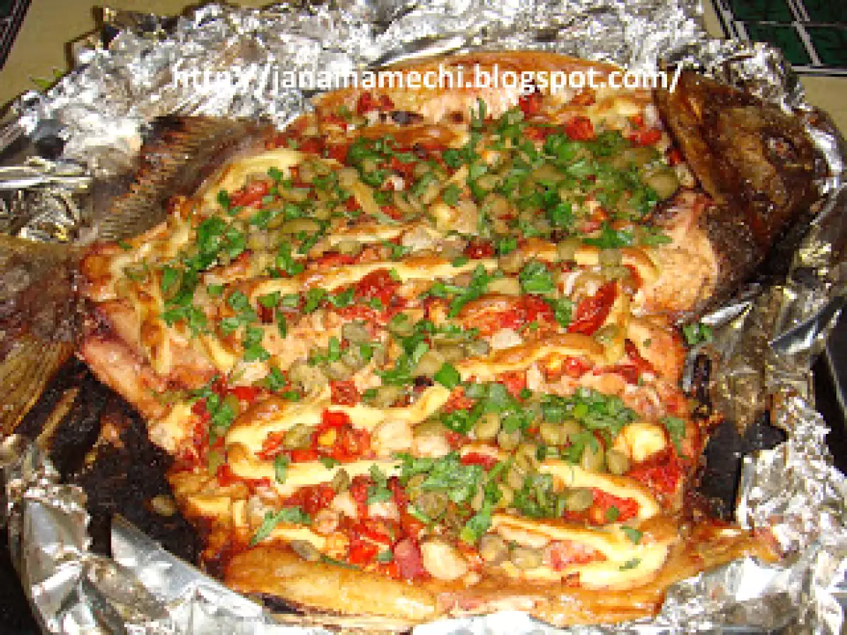 Receita Pacu assado - aberto