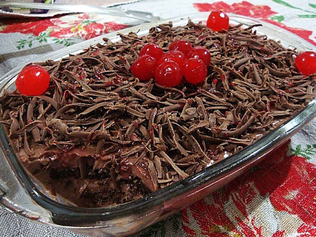 Pavê de bolo simples