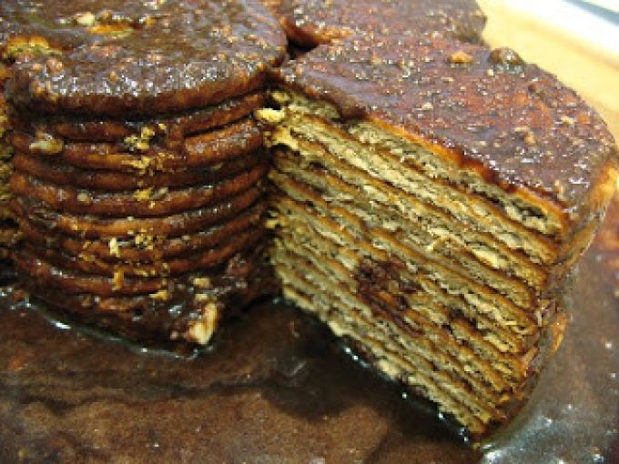 Bolo de bolacha com chocolate