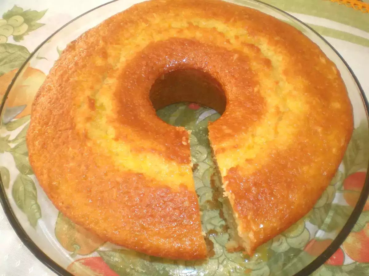 Receita Bolo de laranja da vovó maria no liquidificador