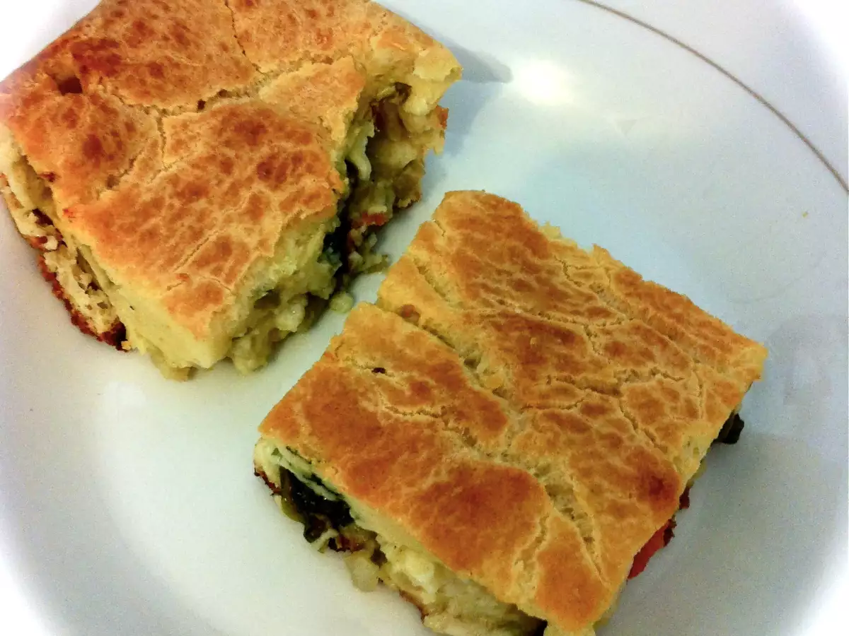 Receita Torta de escarola