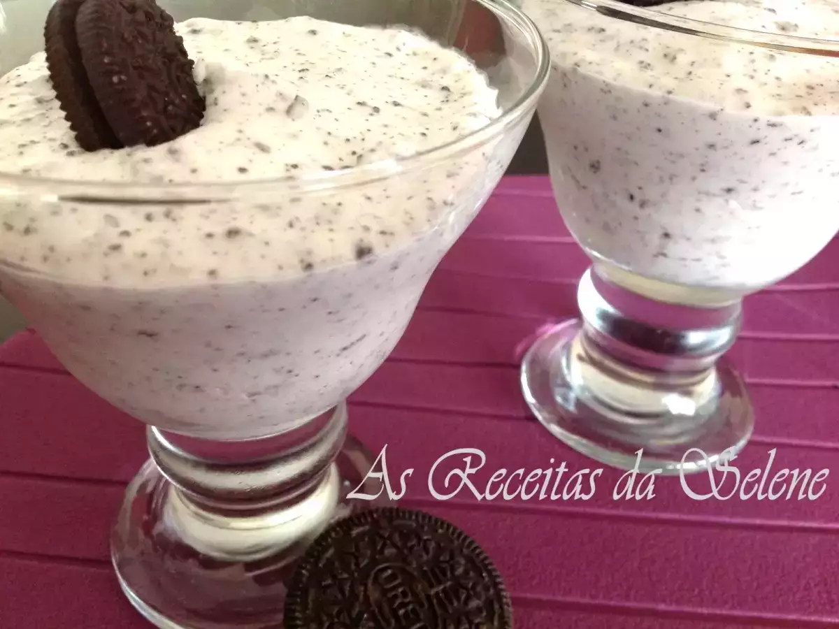 Receita Mousse de oreos