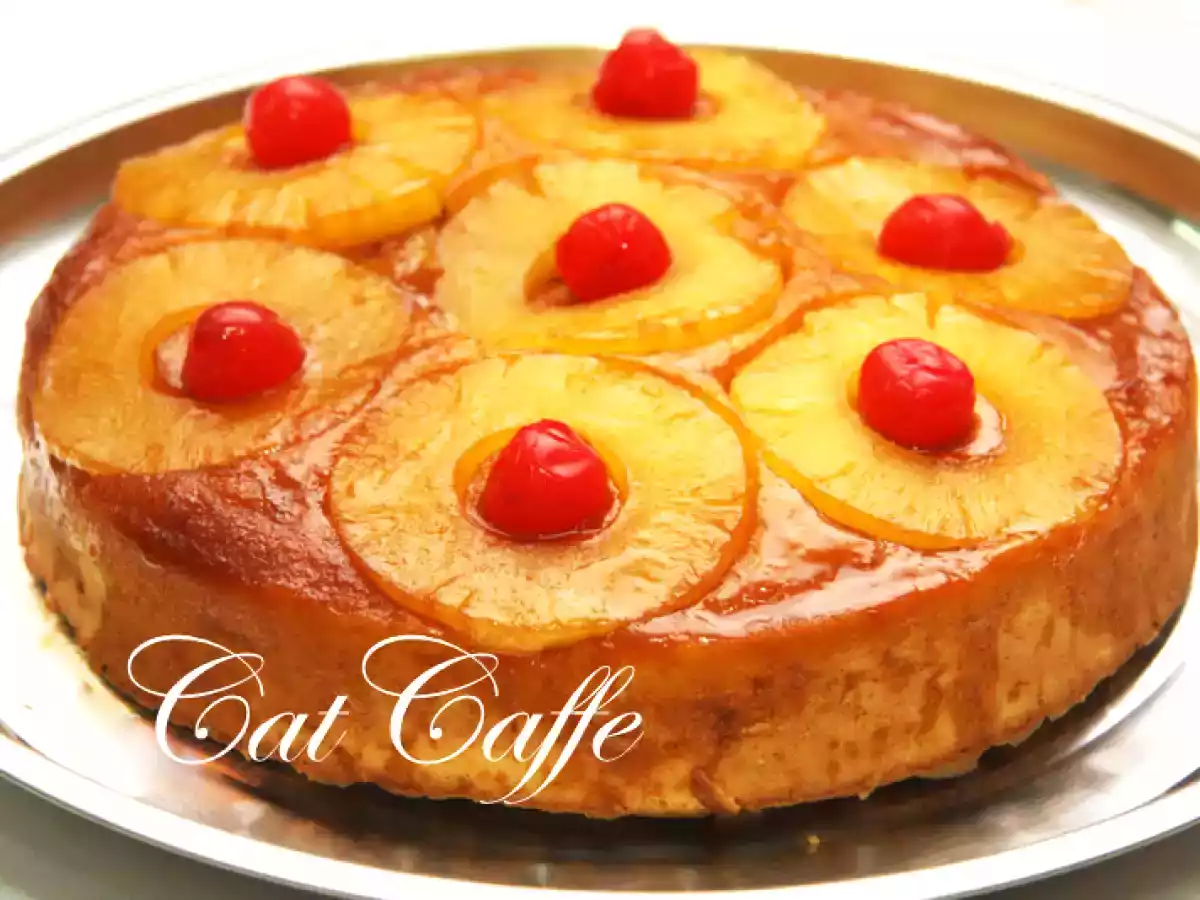 Receita Bolo de ananás