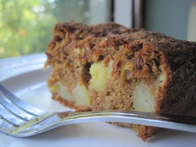 Bolo de maçã com canela