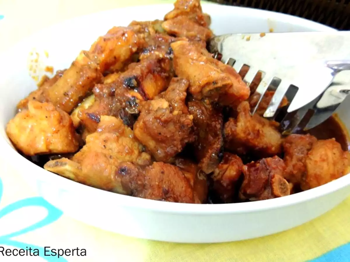 Receita Costelinha de porco com laranja e mel