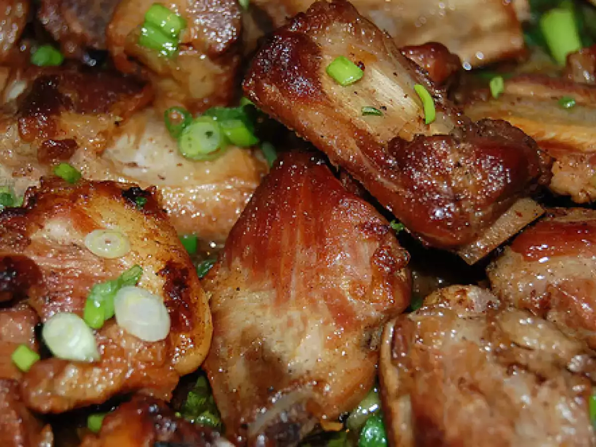 Receita Costelinha de porco frita