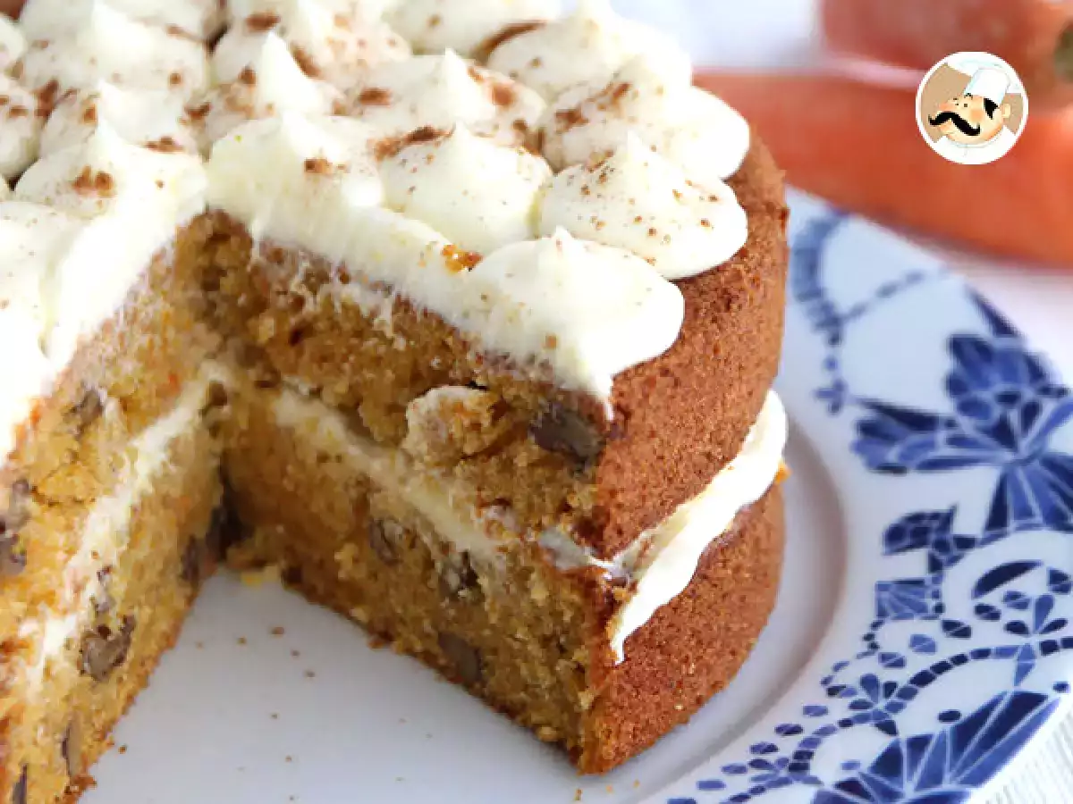 Receita Carrot cake com nozes