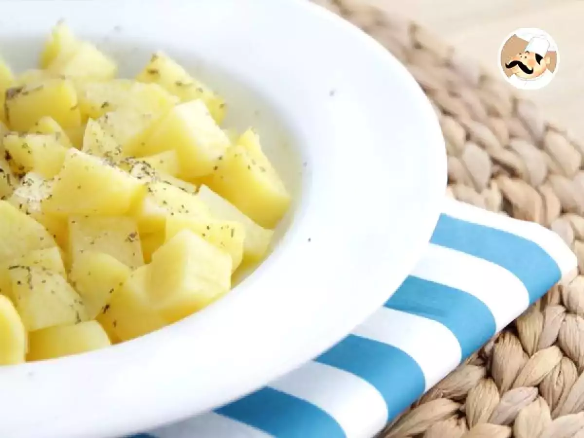 Receita Como cozinhar batata no micro-ondas?