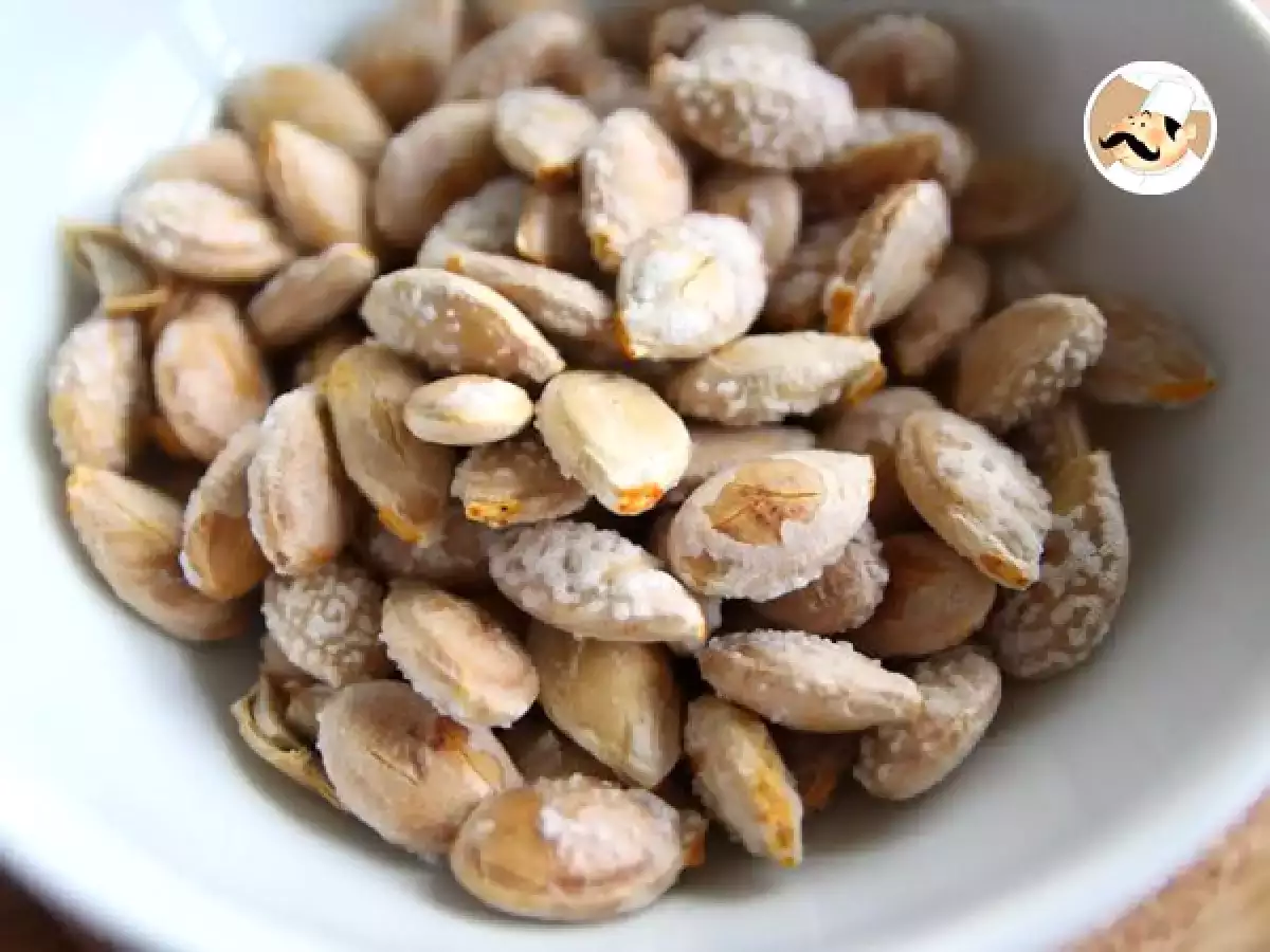 Receita Sementes de abóbora tostadas