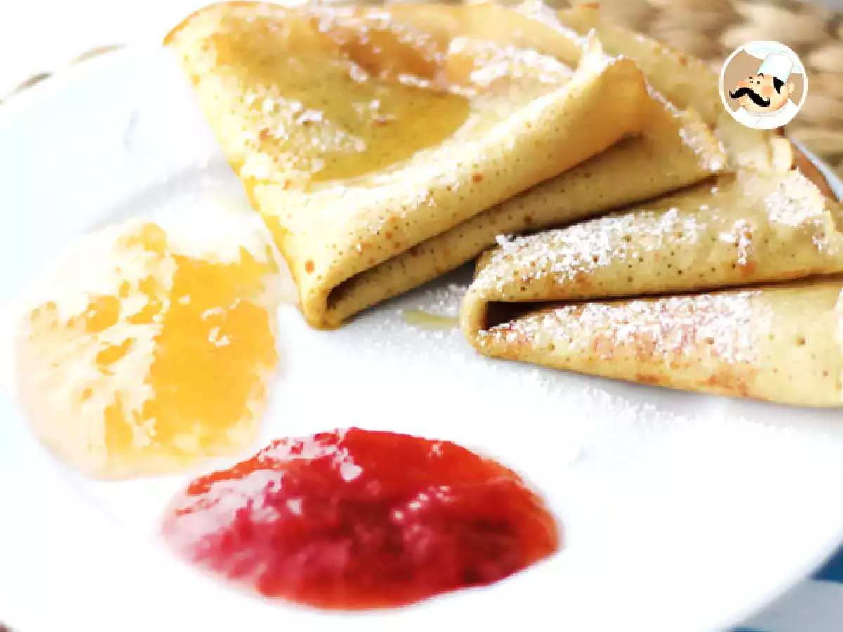 Receita Crepes sem glúten e sem lactose