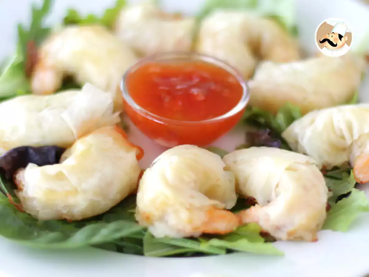 Receita Camarões crocantes