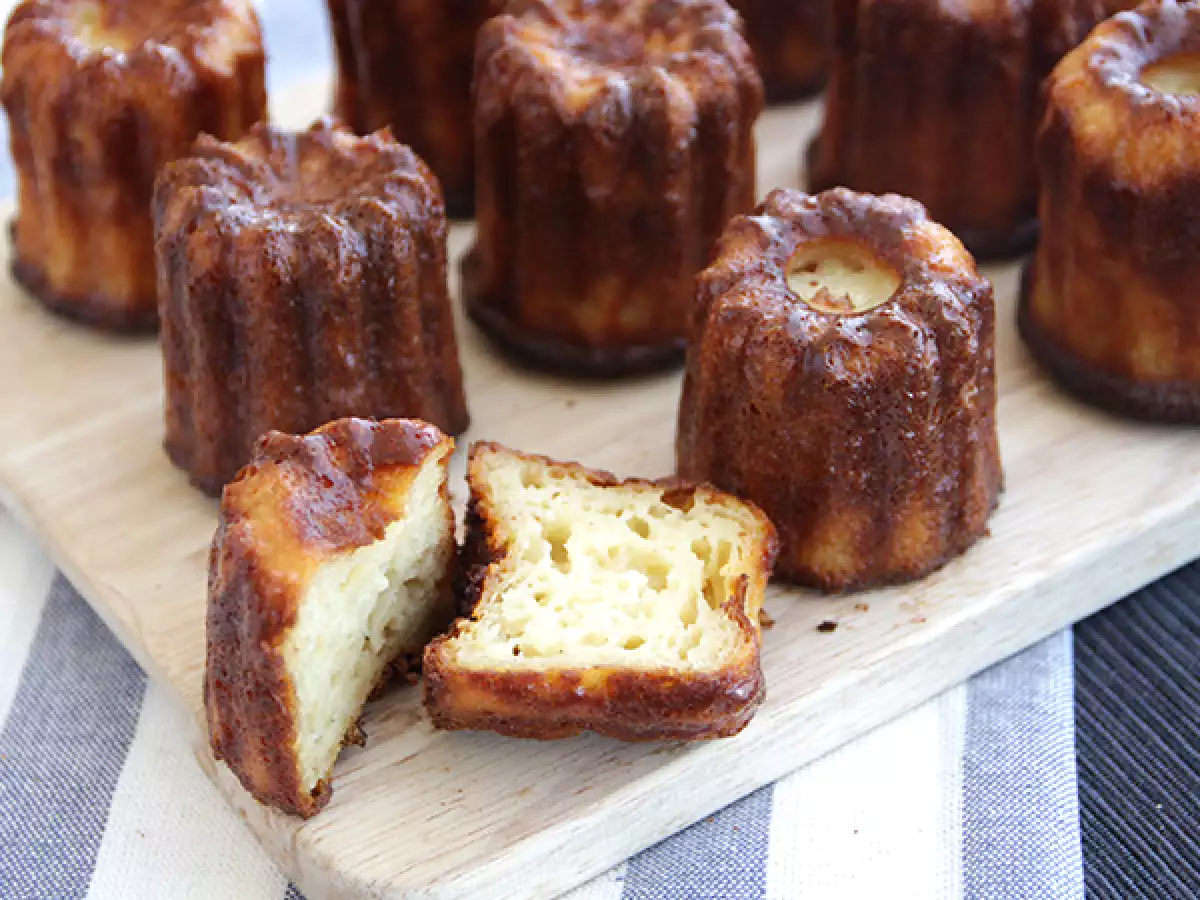 Receita Canelés de bordéus - receita francesa