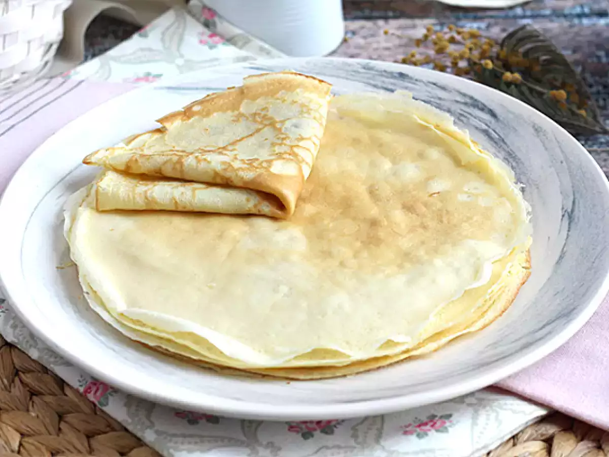 Receita Massa de crepes perfeita