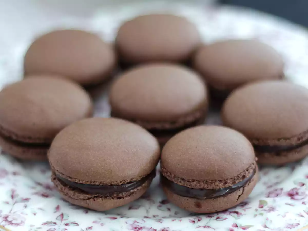 Receita Macarons de chocolate