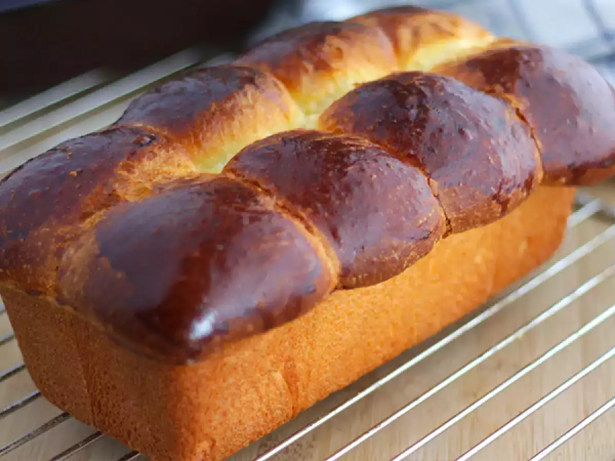 Receita Brioche dourada e fofa