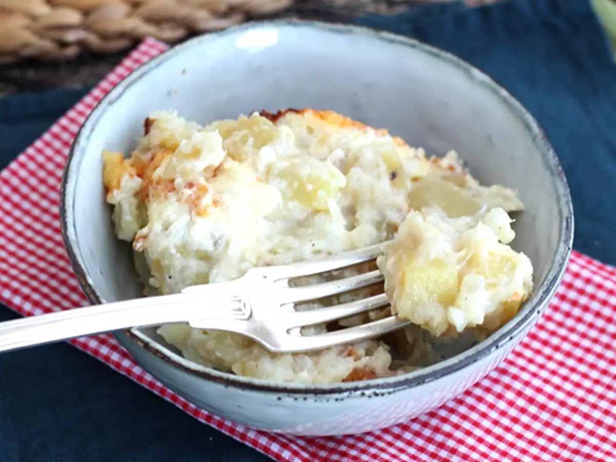 Receita Bacalhau com natas à portuguesa: receita tradicional, cremosa e fácil de fazer