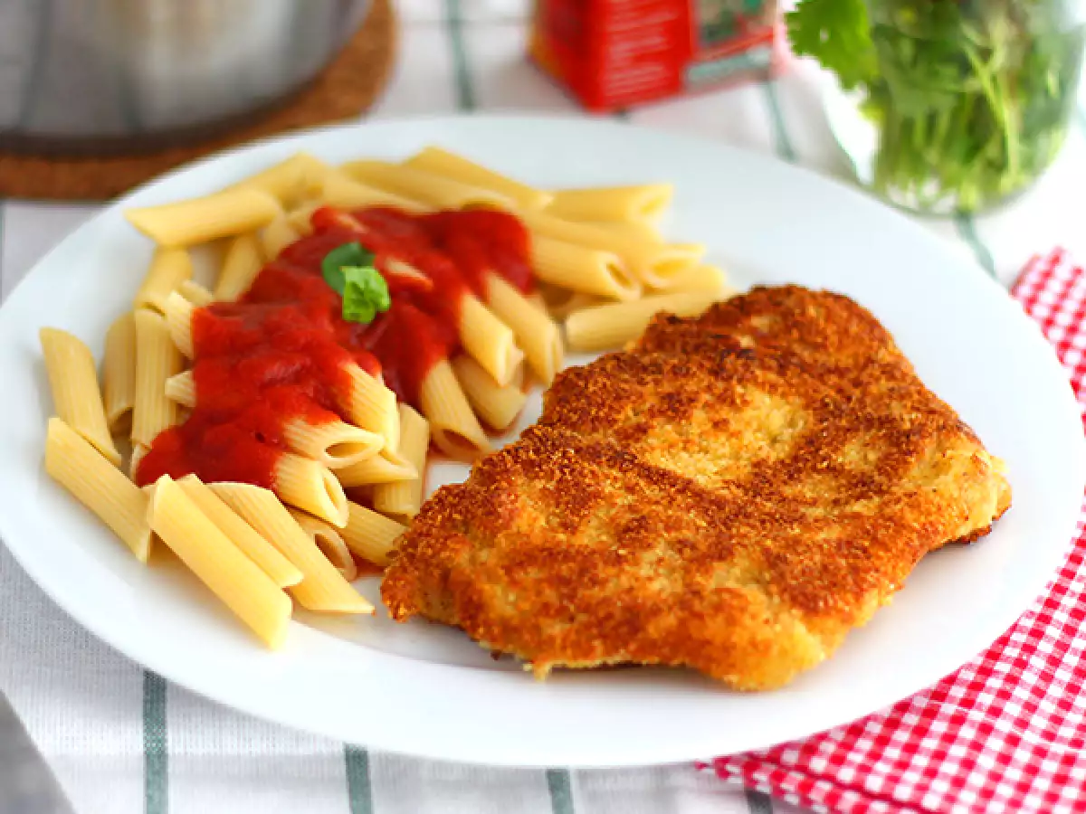 Receita Bife de vitela à milanesa
