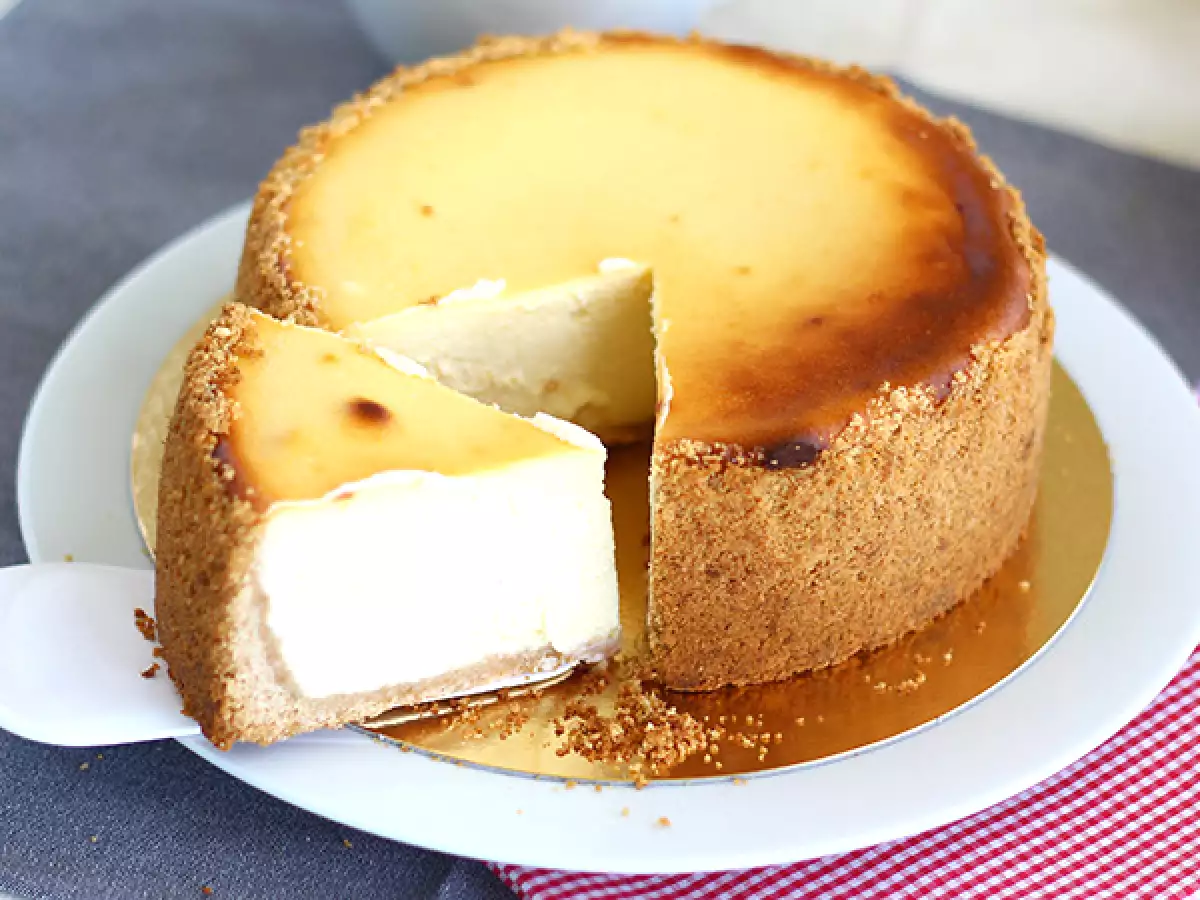 Receita Como fazer cheesecake new york perfeita (fácil e cremosa)