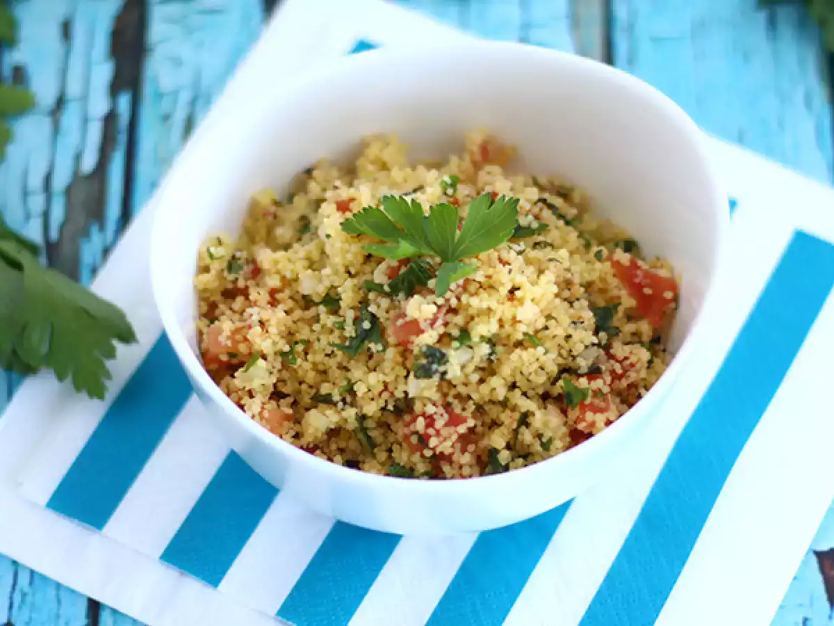 Receita Tabule oriental sem cozimento: prático e saudável